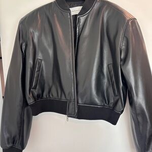 The Frankie Shop Black Bomber Jacket
